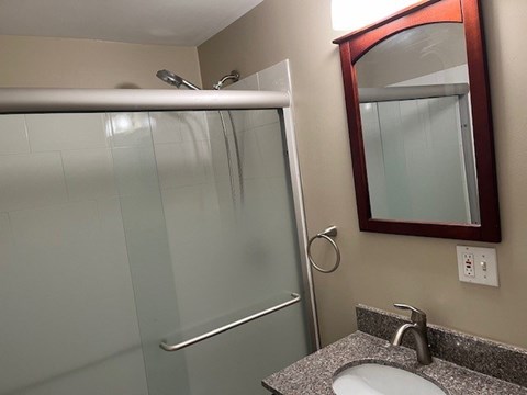 Floor plan for 2 beds, 1 bath